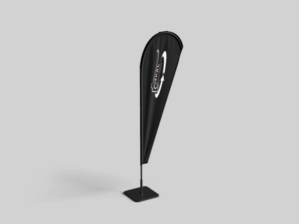 Teardrop Flag Mockup 3